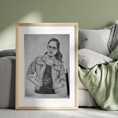 Customizable Handmade Pencil Sketch Portrait – Perfect for Any Occasion