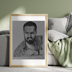 Customizable Handmade Pencil Sketch Portrait – Perfect for Any Occasion