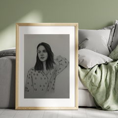 Customizable Handmade Pencil Sketch Portrait – Perfect for Any Occasion