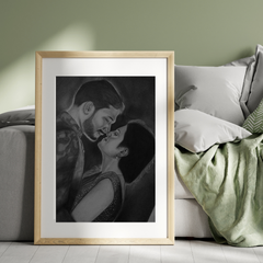 Customizable Handmade Pencil Sketch Portrait – Perfect for Any Occasion