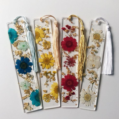Floral Resin Bookmark