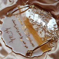 Custom Handmade Resin Tray