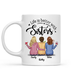 customized sister mug