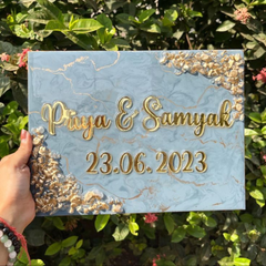 Custom Handmade Resin Name Plate