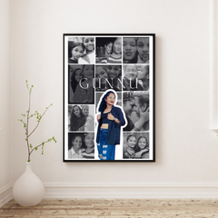 "Personalized Photo Collage Frame – Custom Keepsake for Loved Ones"