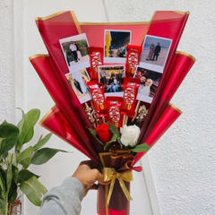 imeless Memories KitKat Photo Bouquet Personalized Gift for Every Occasion