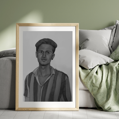 Customizable Handmade Pencil Sketch Portrait – Perfect for Any Occasion