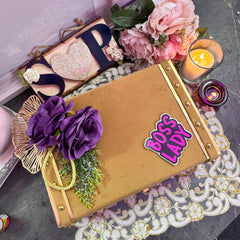 Luxurious Velvet Hamper – The Perfect Gift for Her (Without Materials Inside)