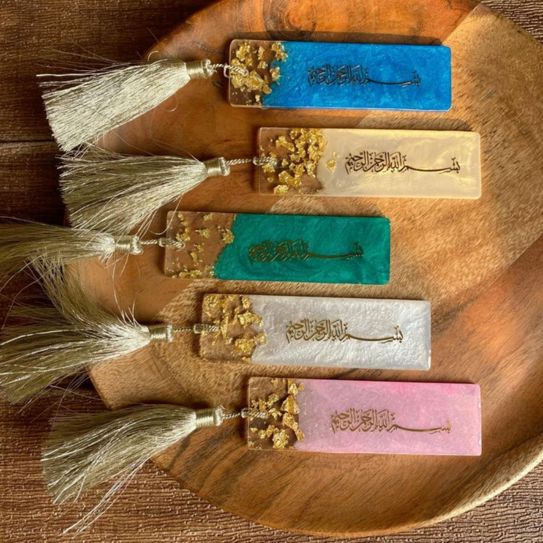 Resin  Bookmark Customised Name