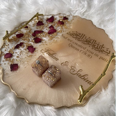 Custom Handmade Resin Tray
