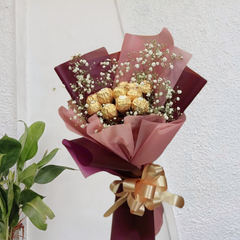 Luxury Ferrero Rocher Chocolate Bouquet  Elegant Gift for Every Occasion