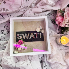 Personalized Resin 3D Name Frame for Couples
