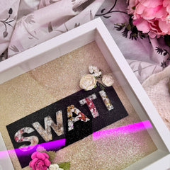 Personalized Resin 3D Name Frame for Couples