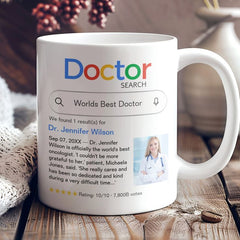 World’s Best Doctor Mug – Personalized Gift for Doctors, Physicians & Medical Heroes